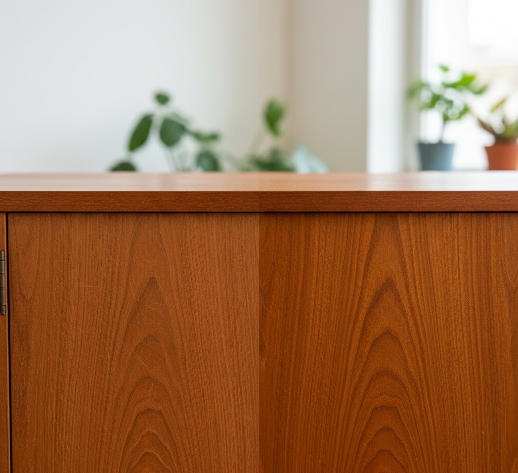 Restored teak sideboard