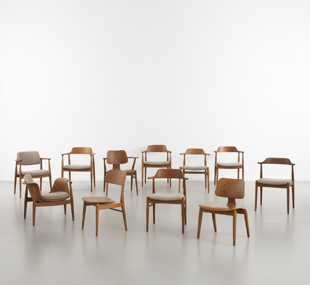 Restored chair collection