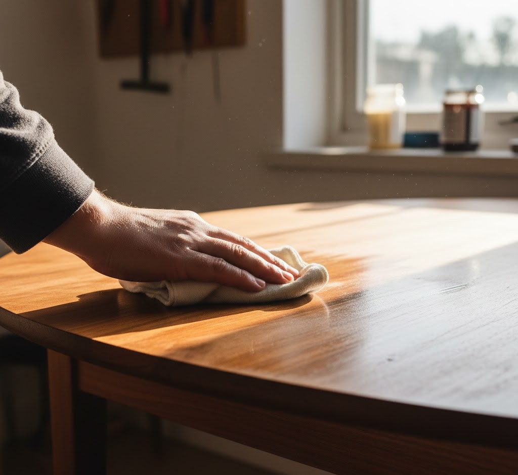 Wood finishing process